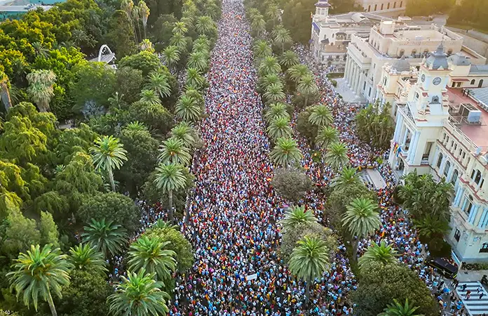 Protestan por la crisis en Ceuta