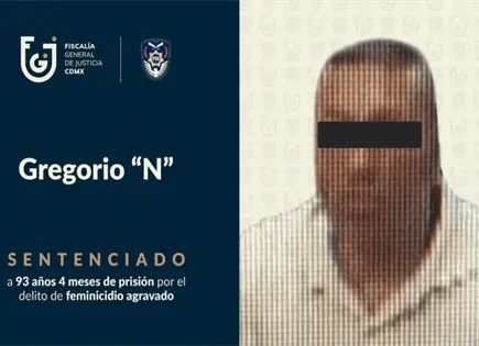 Sentencian a feminicida de pareja en Tláhuac a 93 años de prisión Sentencian a feminicida de pareja en Tláhuac a 93 años de prisión