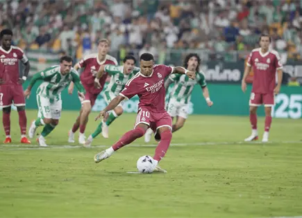 Mbappé falla un penal y el Real Madrid cae ante el Betis Mbappé falla un penal y el Real Madrid cae ante el Betis