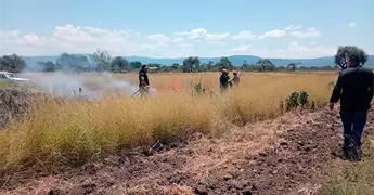 Quema de basura provoca incendio