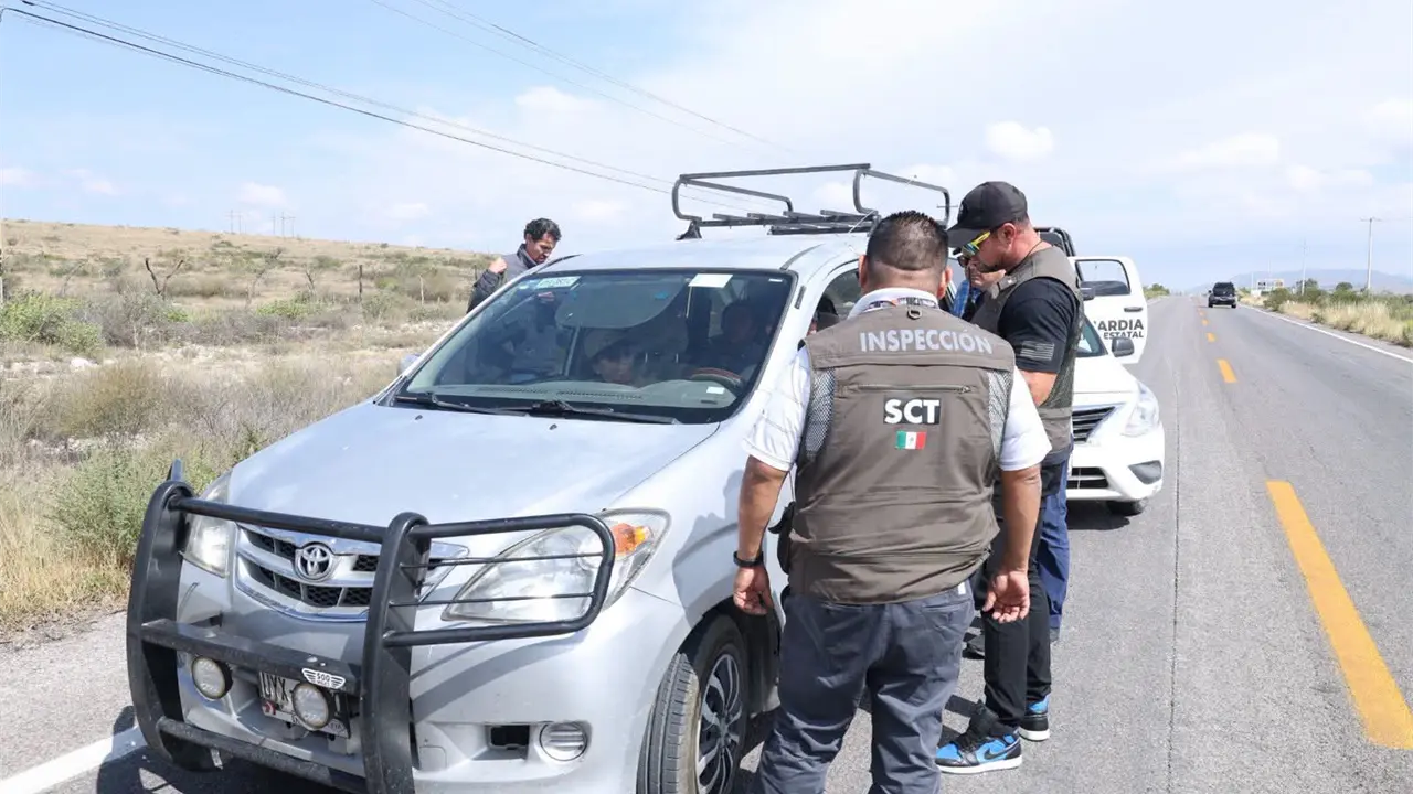 Retiran transporte irregular en Charcas y Venado