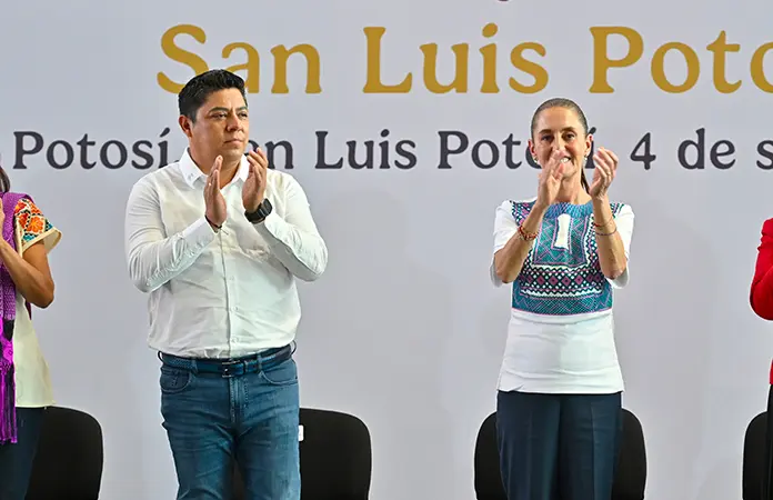 R. Gallardo acompaña a C. Sheinbaum en su Segundo Informe