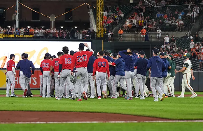Se vaciaron bancas de Medias Rojas y Orioles