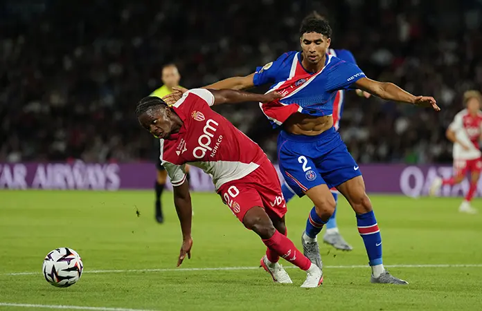 Sufrió el PSG su primera derrota, cayó con Mónaco