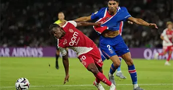 Sufri&oacute; el PSG su primera derrota, cay&oacute; con M&oacute;naco