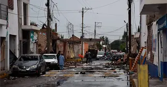 Usaron 200 kilos de explosivos de minas en ataque