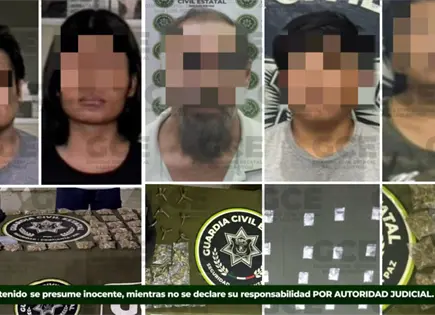 Detienen a cinco con droga en la capital y la Huasteca Detienen a cinco con droga en la capital y la Huasteca