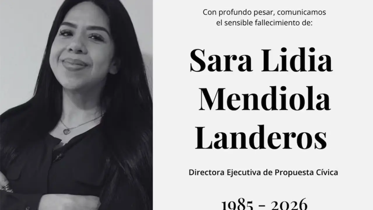 Fallece Sara Mendiola, directora de Propuesta Cívica