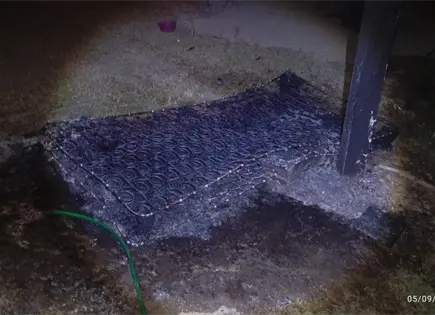 Golpea a su esposa y prende fuego a la casa; lo detienen