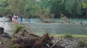 Hombre se ahoga en paraje de Axtla
