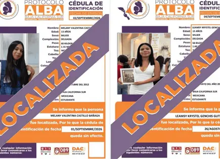 PGJE localiza con vida a dos adolescentes desaparecidas en Cabo San Lucas