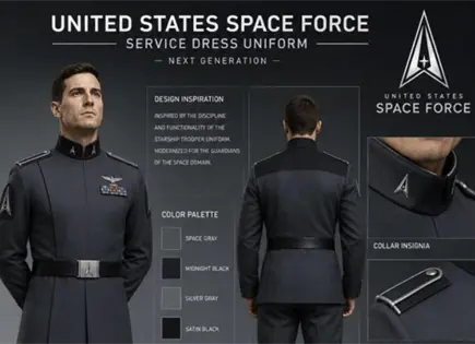 Trump publica uniforme espacial creado con IA y lo comparan con las SS