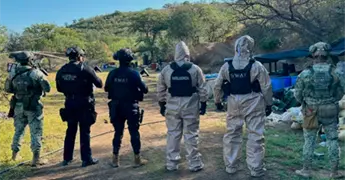 SSPE y Sedena desmantelan narcolaboratorio en Parral, Chihuahua