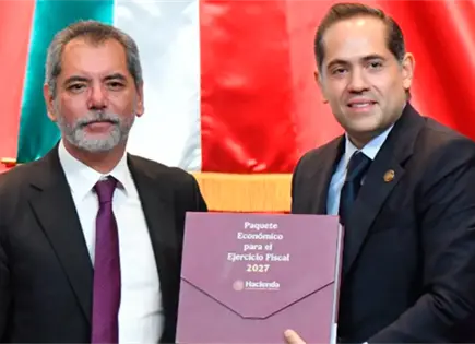 Hacienda entrega paquete económico 2027 al Congreso de la Unión Hacienda entrega paquete económico 2027 al Congreso de la Unión