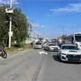 Motociclista cae en hoyanco de la 57 y muere Motociclista cae en hoyanco de la 57 y muere