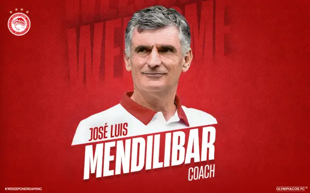 Olympiacos se despide de José Luis Mendilibar