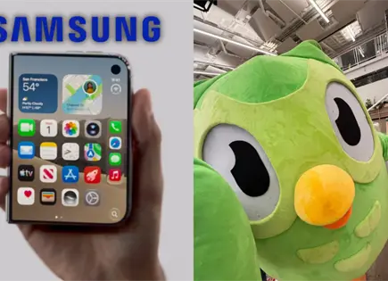 Samsung reacciona al nuevo iPhone Duo y se solidariza con Duolingo