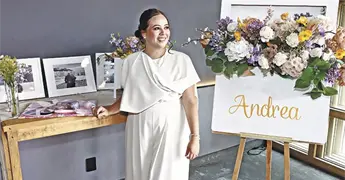 Andrea, ilusionada por su boda