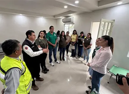 Realizan simulacro de apoyo por inundaci&oacute;n