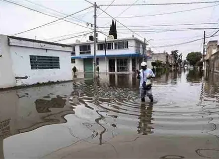 Lluvias inundan Tláhuac Lluvias inundan Tláhuac