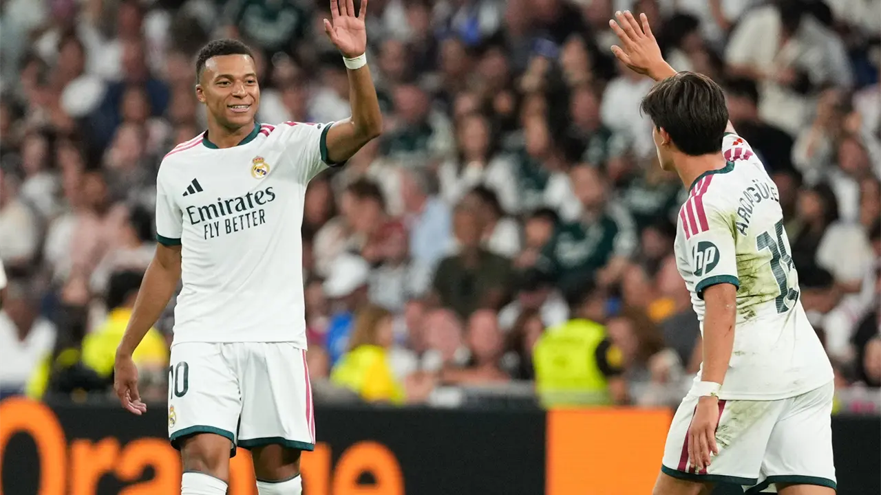 Mbappé y Bellingham lideran victoria del Real Madrid