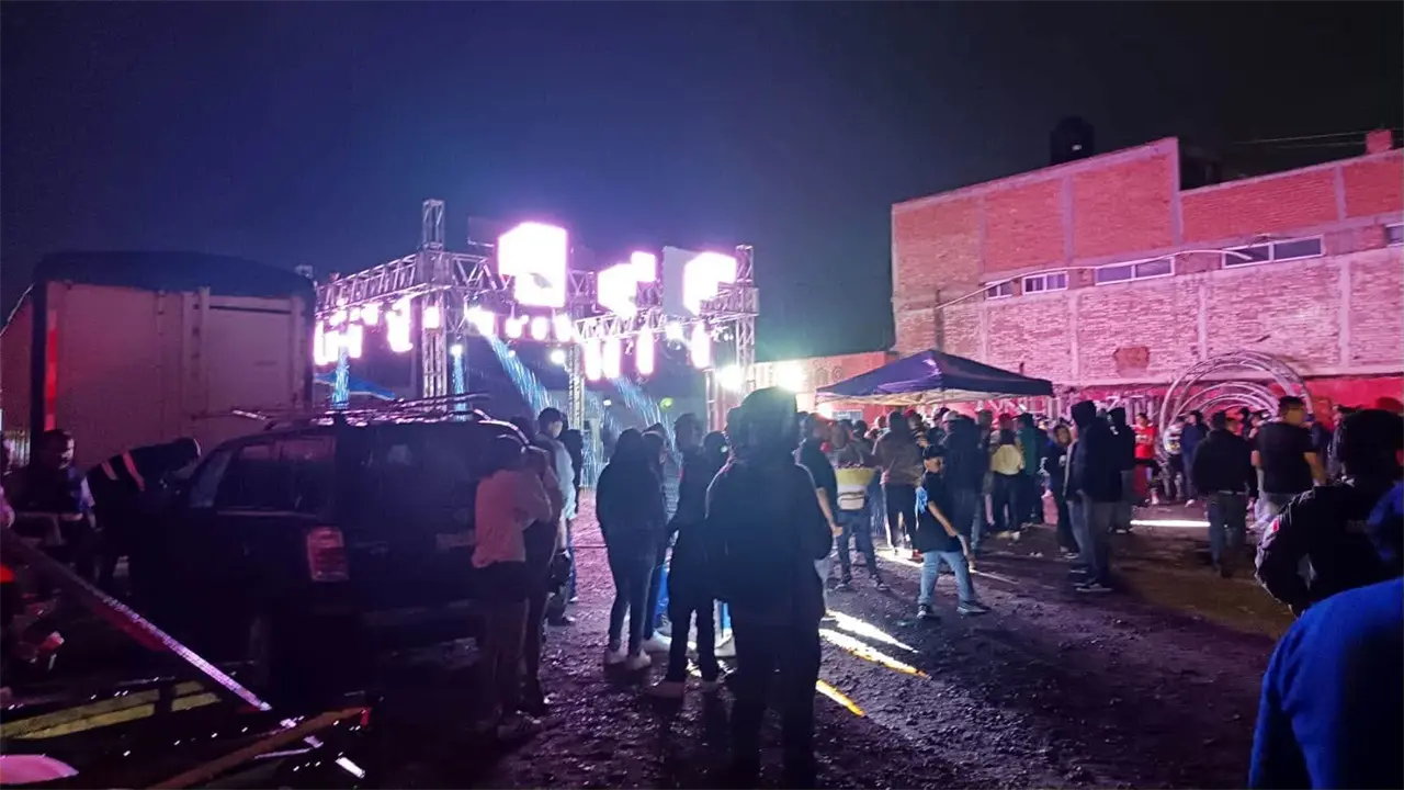 Policía de la Capital desactiva baile sonidero en Tlaxcala