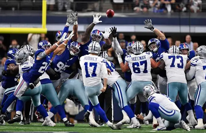 Cowboys vs. Giants rivalidad a escena