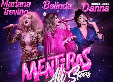 Mariana Trevi&ntilde;o, Belinda y Danna brillan en Mentiras all stars