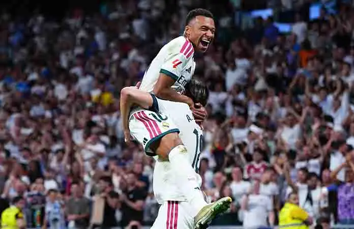 Real Madrid goleó al Rayo