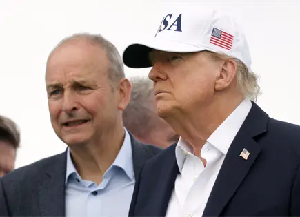 Donald Trump reafirma apoyo a Irlanda unificada en Doonbeg