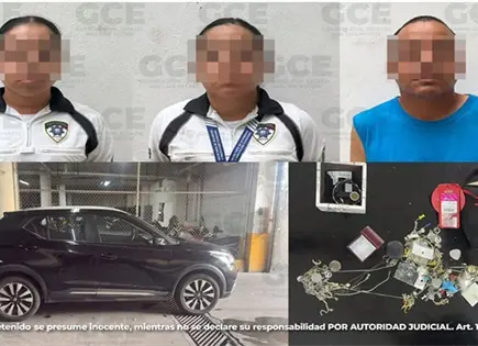 En flagrancia, sorprenden robando a policías municipales En flagrancia, sorprenden robando a policías municipales