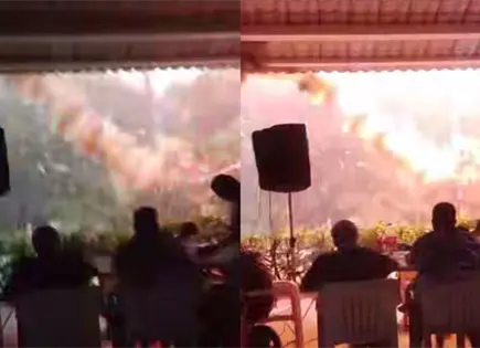 Rayo cae cerca de fiesta de cumpleaños en Manzanillo Rayo cae cerca de fiesta de cumpleaños en Manzanillo