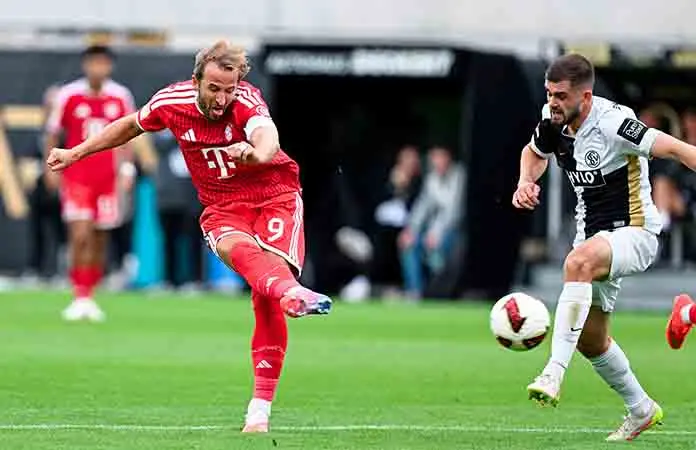 Salva Kane al Bayern con su gol número 99
