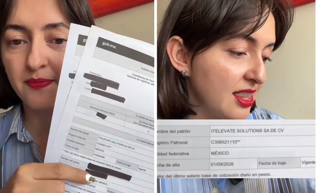 Tiktoker alerta fraude en IMSS por registro patronal falso de DiDi