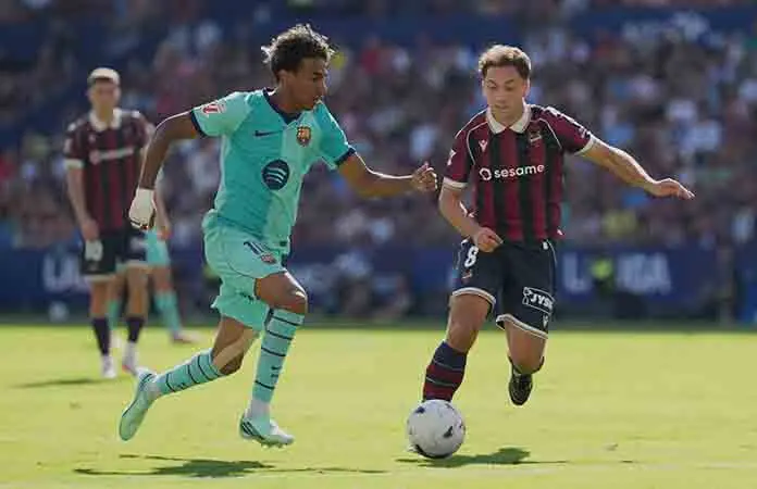 Triunfo del Barsa sobre el Levante