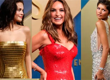 Selena Gomez y Zendaya brillan en alfombra azul Emmy 2026 Selena Gomez y Zendaya brillan en alfombra azul Emmy 2026