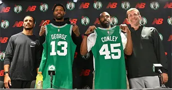 Presentaron a Paul George con Celtics