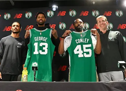 Presentaron a Paul George con Celtics Presentaron a Paul George con Celtics
