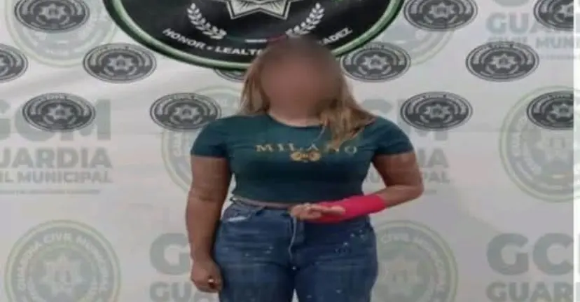 Detienen a mujer por amenazas y resistencia en La Virgen