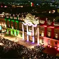 Gallardo encabeza Grito de Independencia en Plaza de Armas
