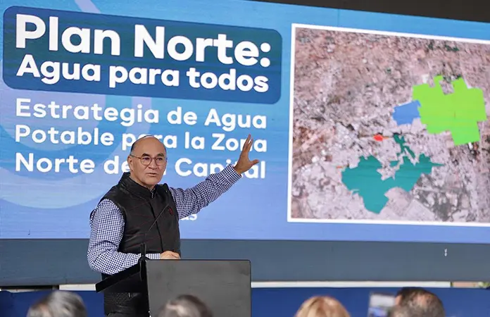 Inversión histórica fortalecerá abasto de agua en zona norte