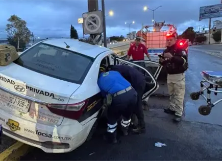 Muere conductor tras chocar contra muro en Salvador Nava Muere conductor tras chocar contra muro en Salvador Nava