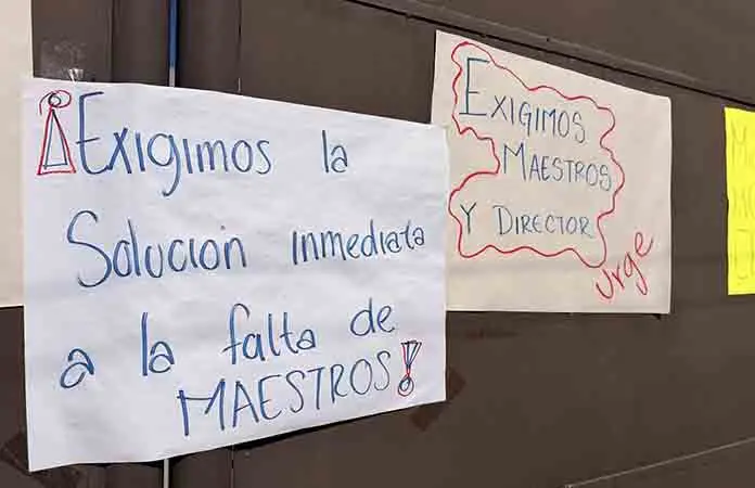 Falta de maestros en telesecundarias