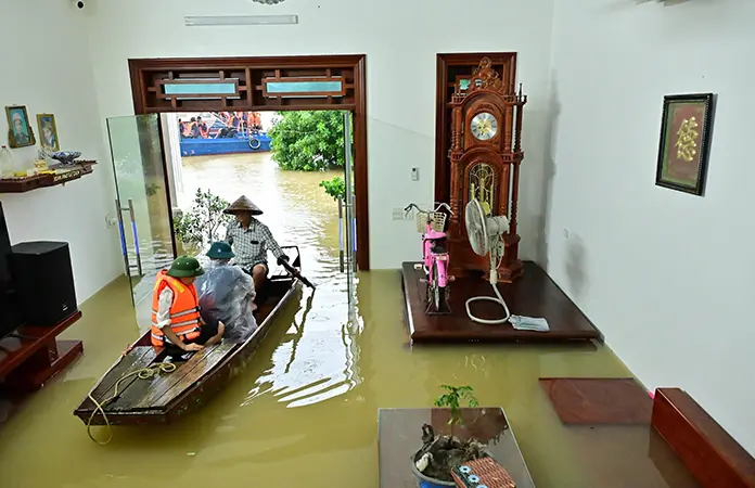 Lluvias en Vietnam provocan 4 muertos