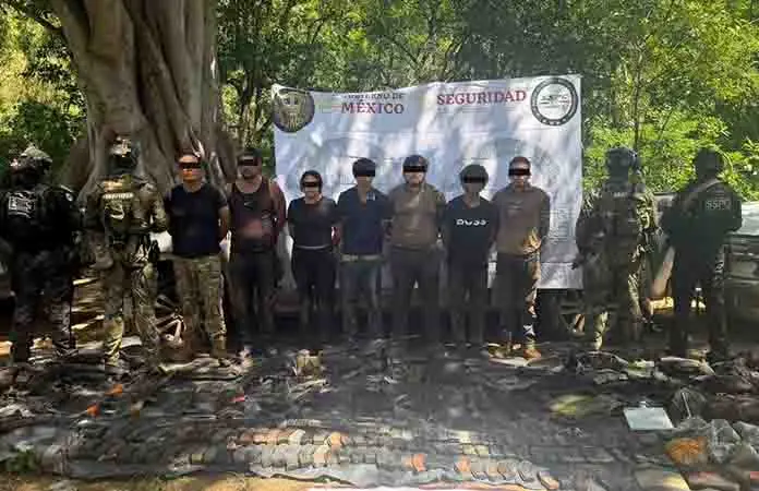 Detienen a 9 del Cártel de Sinaloa, tras tiroteo