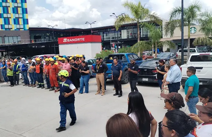 Realiza Protección Civil simulacro de sismo