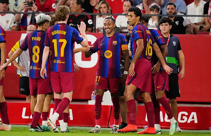 Remonta el Barsa y vence al Sevilla