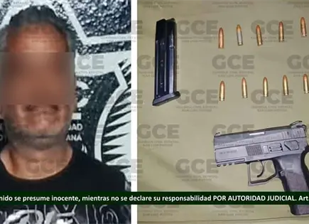 Sujeto armado es detenido en calles de Matehuala Sujeto armado es detenido en calles de Matehuala