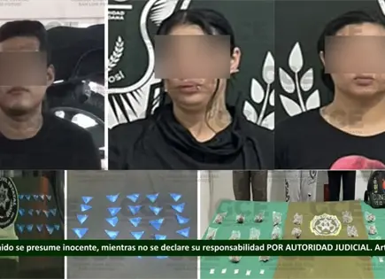 Detiene la GCE a cuatro con drogas Detiene la GCE a cuatro con drogas