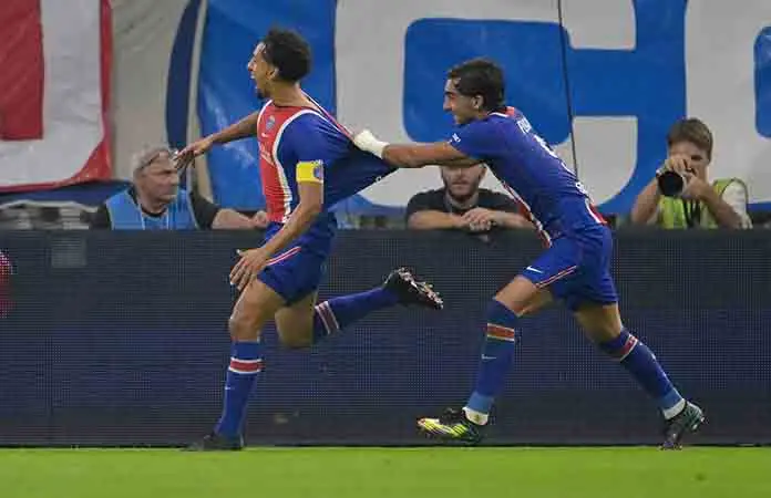Supera el Paris Saint Germain 2-1 al Marsella